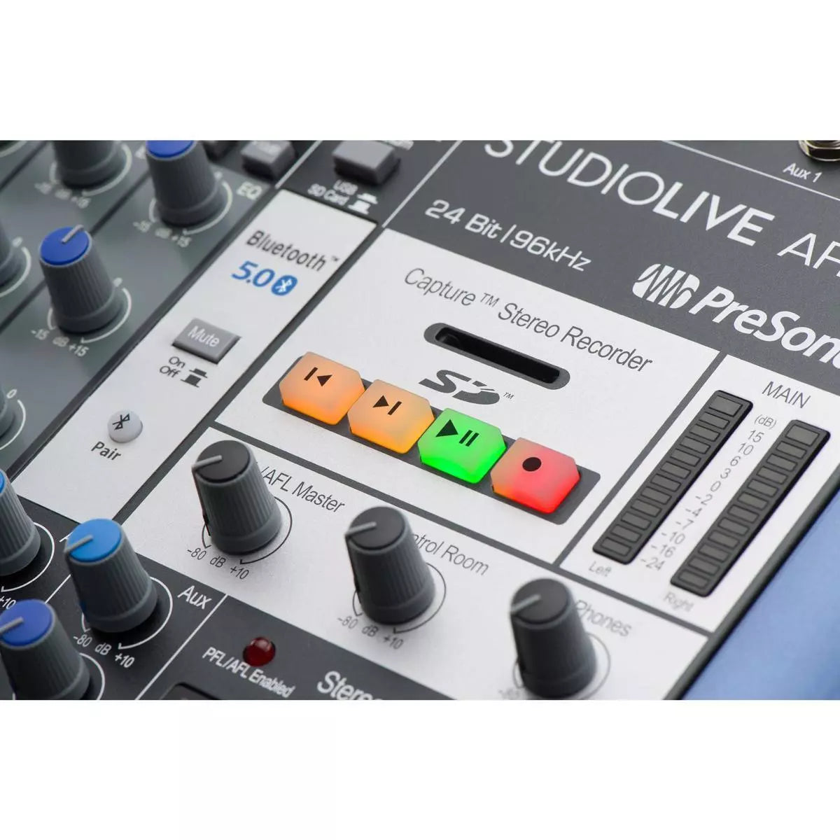 Interfaz de audio híbrida compatible con USB-C de 12 canales PreSonus StudioLive AR12c - 2779200101