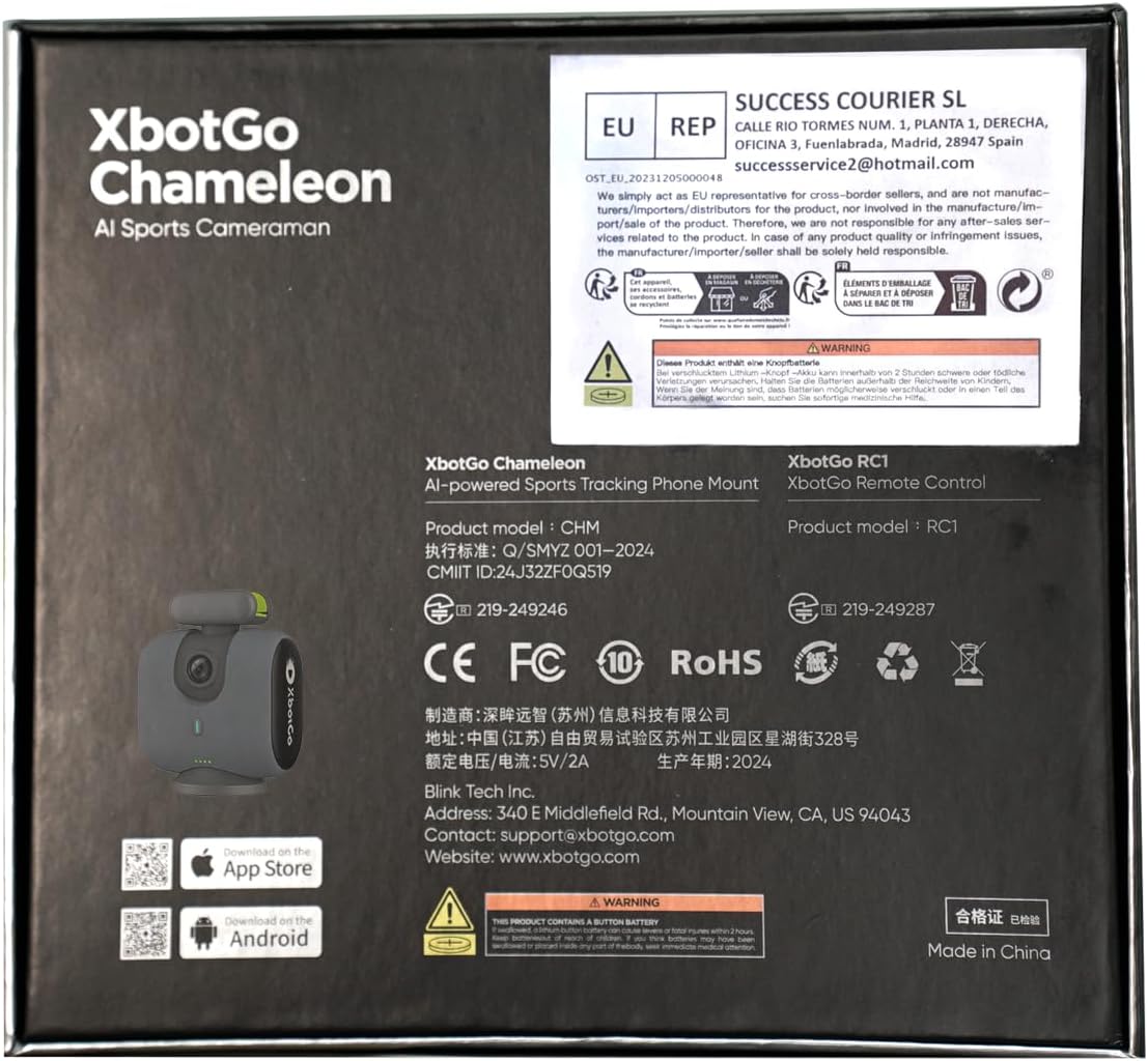 Cámara de acción deportiva Chameleon AI, sistema de seguimiento de cardán deportivo con seguimiento de equipos y jugadores, video COMS 4K, rotación de 360°, FOV de 120°, transmisión en vivo