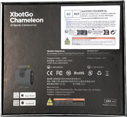 Cámara de acción deportiva Chameleon AI, sistema de seguimiento de cardán deportivo con seguimiento de equipos y jugadores, video COMS 4K, rotación de 360°, FOV de 120°, transmisión en vivo