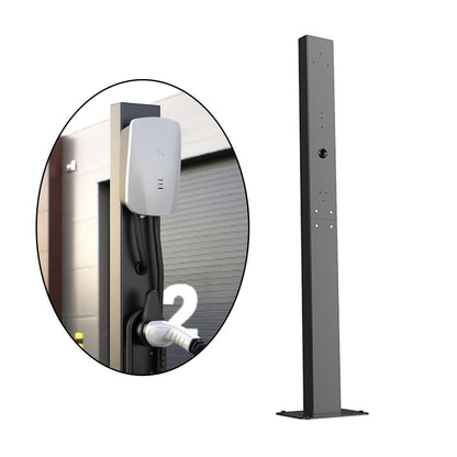 EV Charger Pedestal Universal Stand Vehicle Charging Pile Mounted EV Charging Station