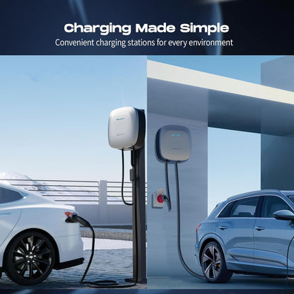VDL POWER EV Charger 11KW, Type 2 Electric Car Charger, 10/13/16A EV Charging Station with APP Control 5M Cable Electric Vehicle Charger, IP65 Waterproof Wall Charging Box, Fast Charge