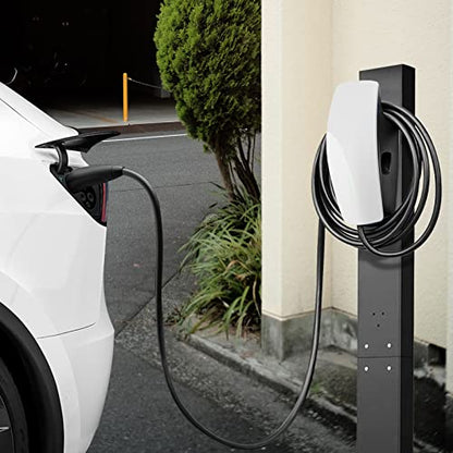 HOSMART Base de Carga EV, Conector de Pared, estación de Carga EV, Soporte de Carga para vehículos eléctricos, Soporte para estación de Carga de Coche eléctrico Tesla, Accesorios para Tesla