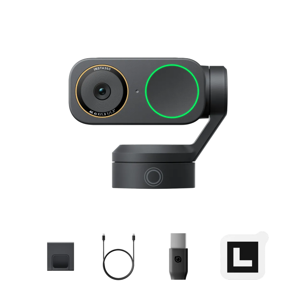 Insta360 Link 2 Pro - Paquete estándar webcam IA