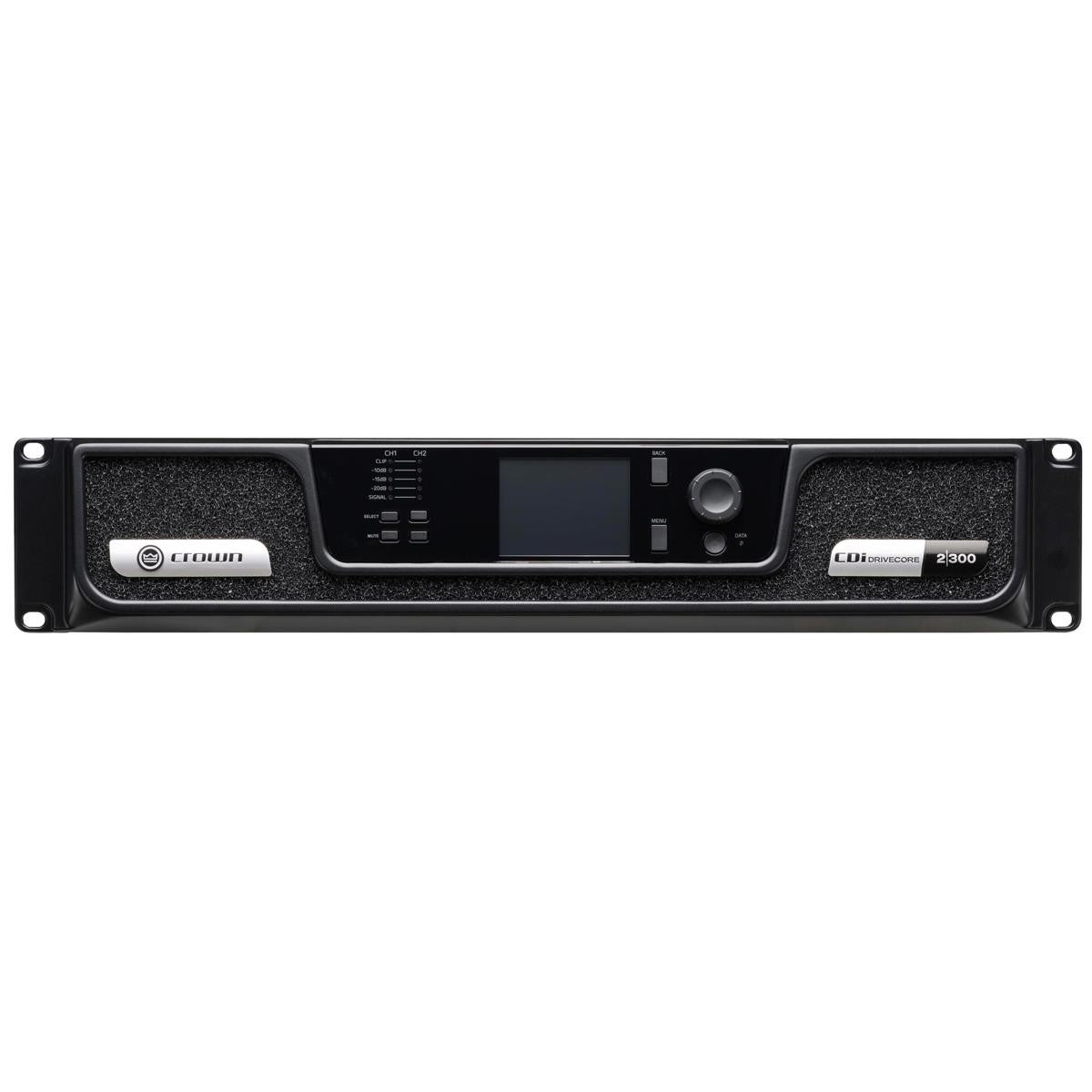 Amplificador de potencia profesional Crown Audio CDi DriveCore Series de 2 canales y 300 W, CRCDI2300