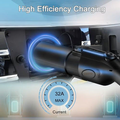 Conector de cargador EV Tipo 1 a GBT Adaptador de carga de vehículo eléctrico SAE j1772 a GB/T Adaptador de carga EV (J1772 a GBT Modelo 2)