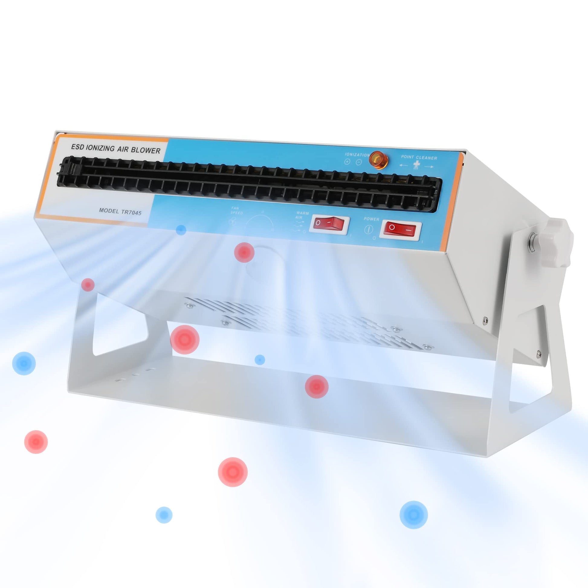 Hanchen Soplador de aire ionizante antiestático ionizador ventilador estático de doble propósito, eliminador estático industrial (110 V 60 Hz) YC-56A