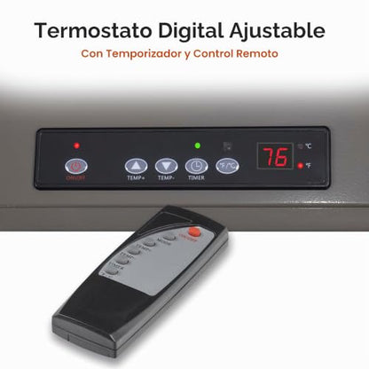 Comfort Zone CZ260ER - Calentador digital de montaje en techo con cable