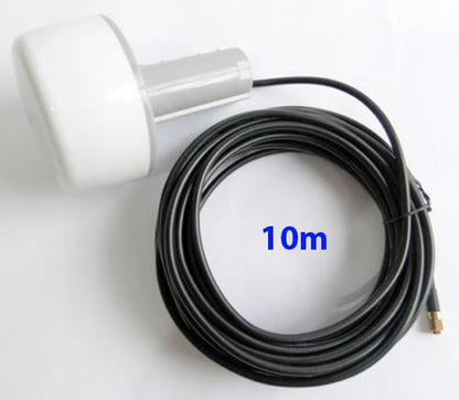 Antena GPS de 54 dB, amplificador, receptor y repetidor BA-50, kit completo con cable de 10 m y 10 m.