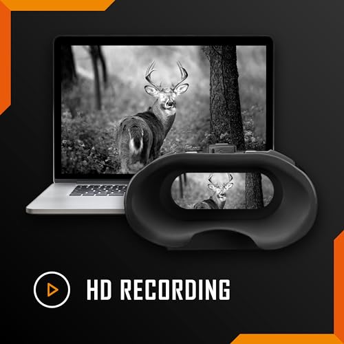 Nightfox Swift 2 Pro - Gafas de visión nocturna | Montaje en la cabeza | 1 aumento | 1080P HD | USB recargable | prismáticos digitales de visión nocturna infrarroja | NVG