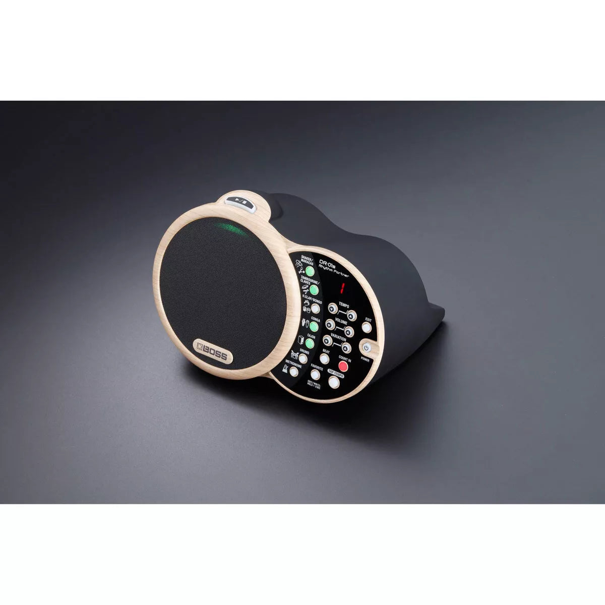 Boss DR-01S Rhythm Partner, máquina de ritmo orgánico y altavoz