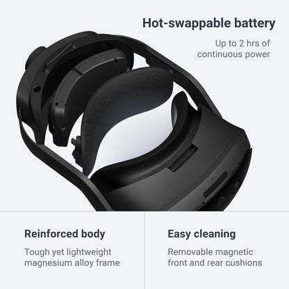 HTC Vive Focus Vision - Auriculares de Realidad Mixta y PC VR + Controladores - Edición de Consumo ‎99HAUM006-00