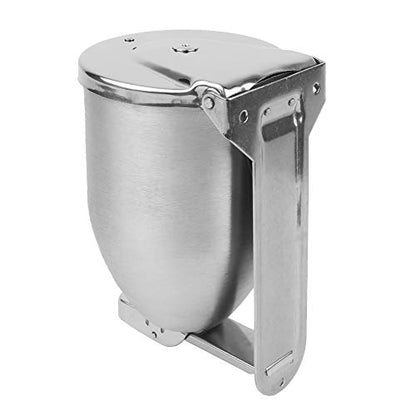 Vollum Dispensador de jabón en polvo, dispensador de jabón de baño de acero inoxidable de 32 onzas con tapa de relleno grande, dispensador de jabón de cocina con bomba fuerte para montaje en pared