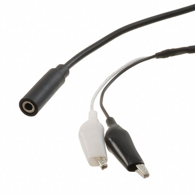 Adafruit Industries LLC 4182 - Clavija de conexión en barril, 3.5mm (1/8", 0.13") a las pinzas de contacto (2) 0.90' (275.0mm)