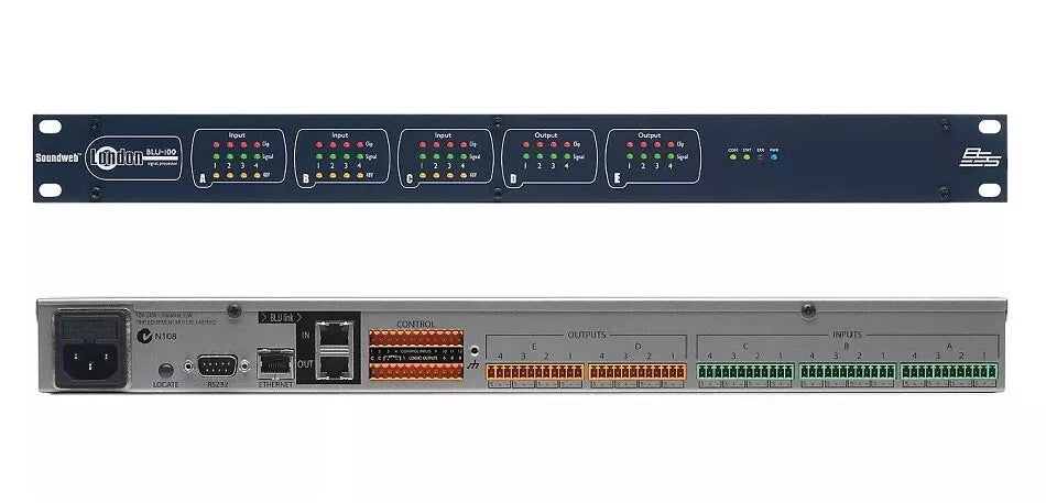 Harman Kardon BSS Audio Rack Mount 12x8 Signal Processor with BLU link