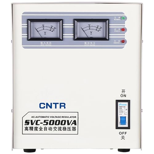 Estabilizador automático de voltaje, relé monofásico de uso doméstico de 150-260 V, salida de 220 V regulador de voltaje de CA para electrodomésticos inestables, 5000 W