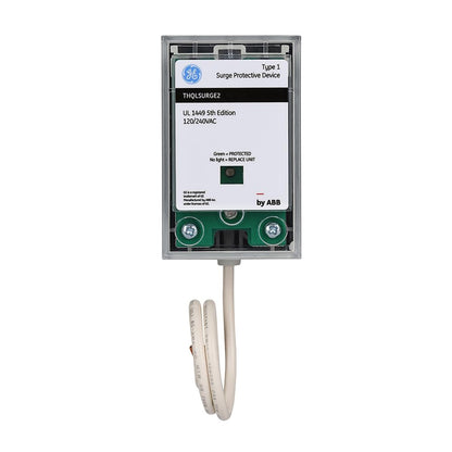 ABB THQLSURGE2 Dispositivo de protección contra sobretensiones tipo 1 • SPD enchufable con coleta para sistemas de suministro de energía • Protección para todo el hogar u oficina • Compatible con