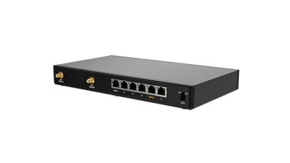 Peplink B-One Router WiFi Gigabit Dual WAN para Internet inalámbrico | Rendimiento de 1 GBps | 2 puertos WAN, 4 puertos LAN, Wi-Fi MIMO 2X2 de doble banda | Suavizado WAN #B-ONE-T-PRM