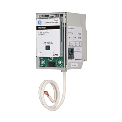 ABB THQLSURGE2 Dispositivo de protección contra sobretensiones tipo 1 • SPD enchufable con coleta para sistemas de suministro de energía • Protección para todo el hogar u oficina • Compatible con