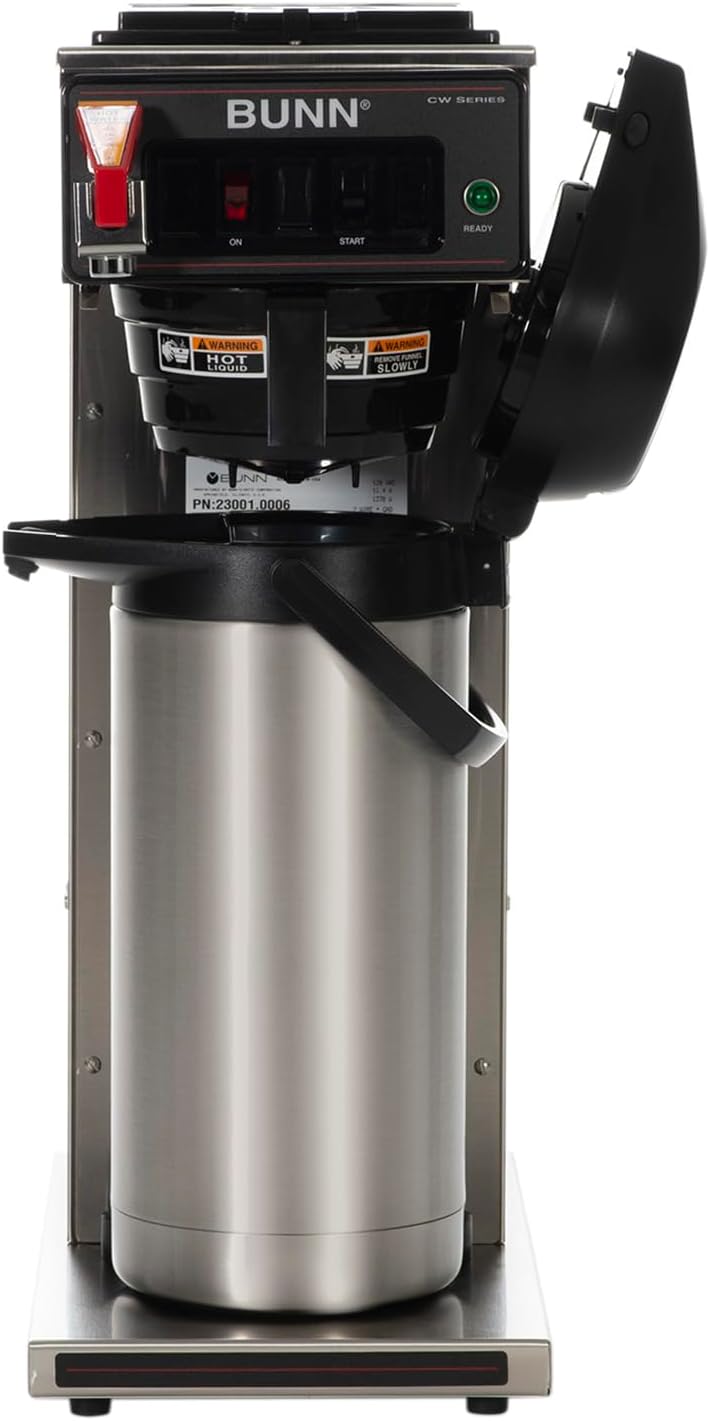 BUNN CWTF15-APS - Cafetera comercial Airpot. Nombre Modelo CWTF15-APS Número de modelo 23001.0006