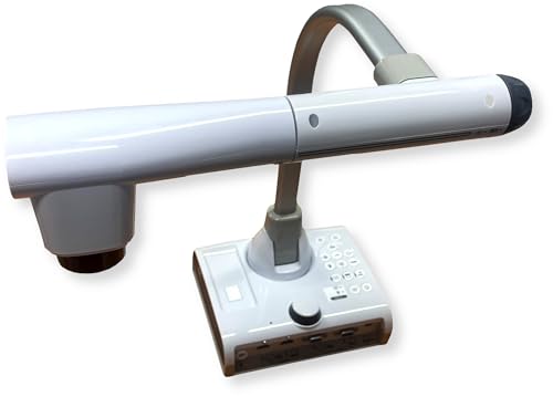 Elmo Cámara interactiva de documentos modelo 1380 TT-12G, 4K Ultra HD, sensor de 12 MP, micrófono incorporado, brazo flexible multiángulo, HDMI/USB/VGA, zoom de 192x, para aprendizaje a distancia en