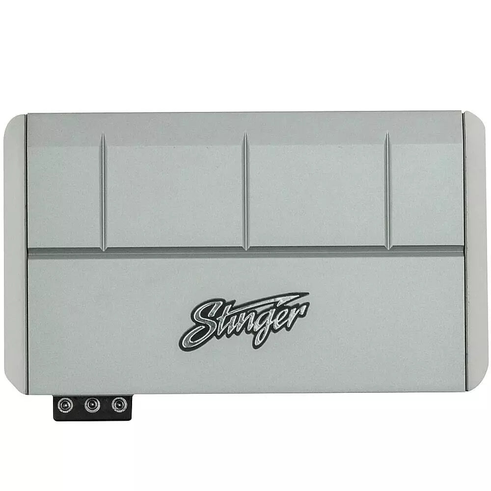 Stinger - Microamplificador para deportes de motor y marinos de 4 canales y 700 W - Plateado SPX700X4