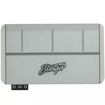 Stinger - Microamplificador para deportes de motor y marinos de 4 canales y 700 W - Plateado SPX700X4