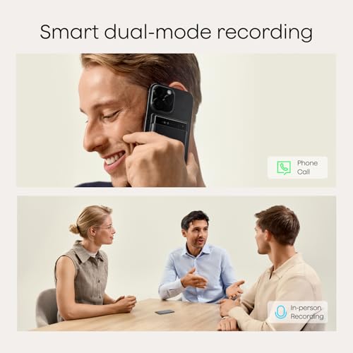Plaud Grabadora de voz Note Pro AI, transcribe y resume con IA, control de aplicaciones, tomador de notas para reuniones y llamadas, soporta 112 idiomas, ultra delgado con pantalla InstantView