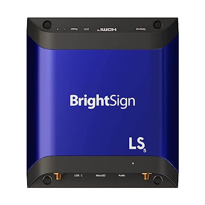 Brightsign LS425 H.265, video Full HD y 4k, Html5, gráficos y audio digital, salida Hdmi, ideal para video en bucle, widgets Html5 simples y experiencias de animación y una sola pantalla táctil