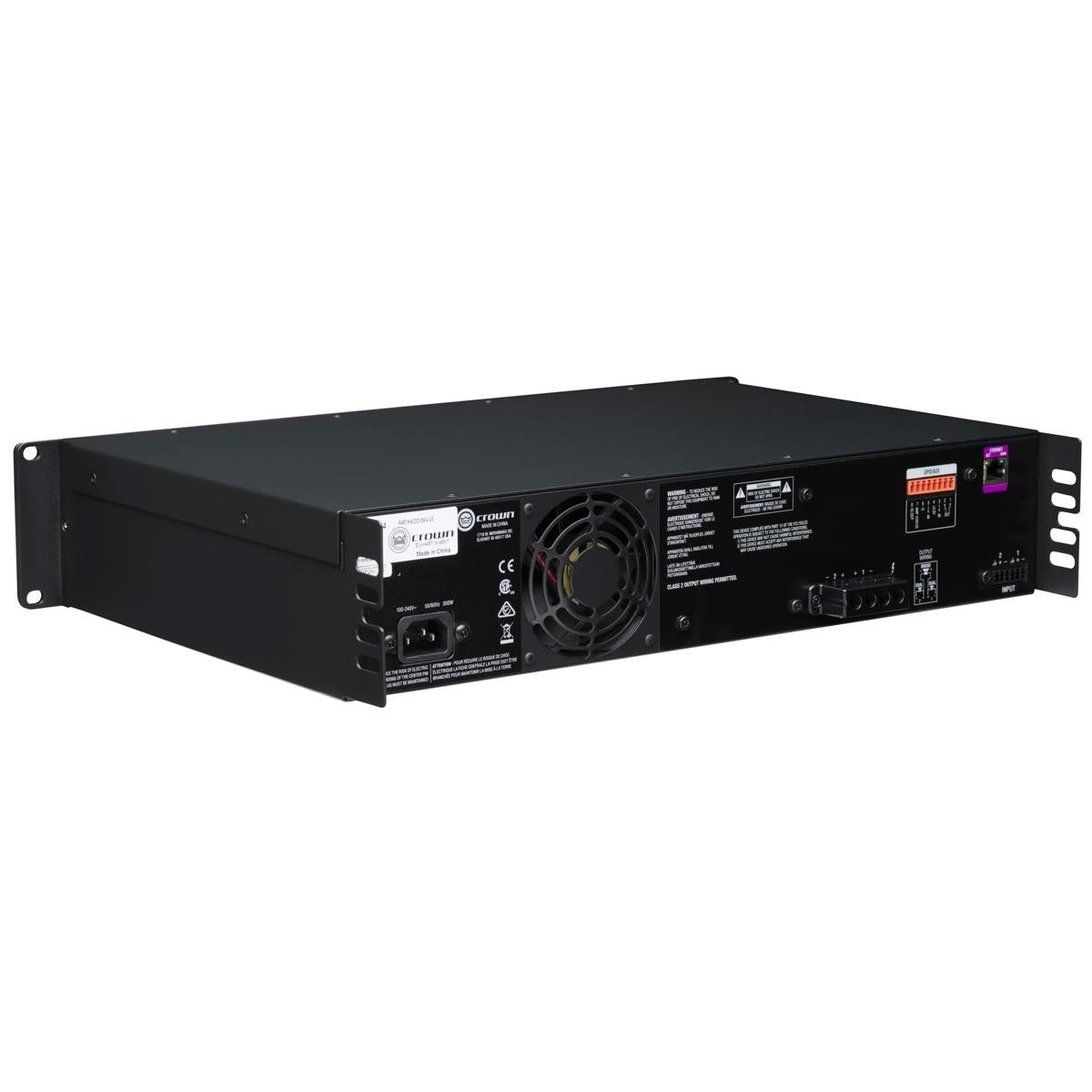 Amplificador de potencia profesional Crown Audio CDi DriveCore Series de 2 canales y 300 W, CRCDI2300