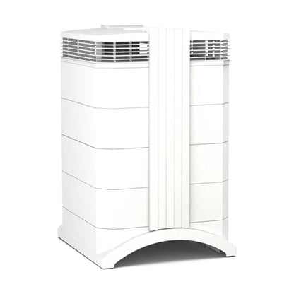 IQAir HealthPro Compact XE - Purificador de aire – Filtración compacta HyperHEPA para habitaciones de hasta 1240 pies cuadrados – Alérgenos, humo, polvo, moho, caspa de mascotas, hecho en Suiza - Large Room - A,Large Room - B,Paquete de 1 # 121.AA.11.02