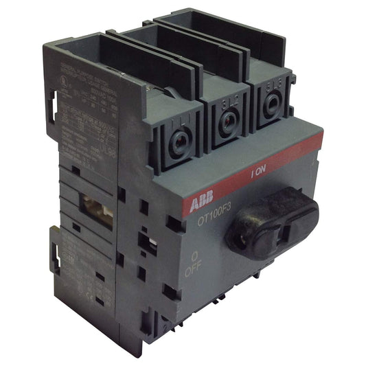 ABB OT100F3 Desconexión no fusionada, 100 amperios, 3 polos