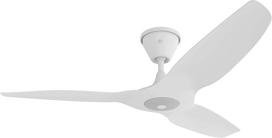 Big Ass Fans - Haiku Coastal - 52" Ventilador de techo inteligente para exteriores de grado marino/costero con control remoto, LED regulable de 2700 K, montaje universal con tubo de extensión de 5 MK-HKC1