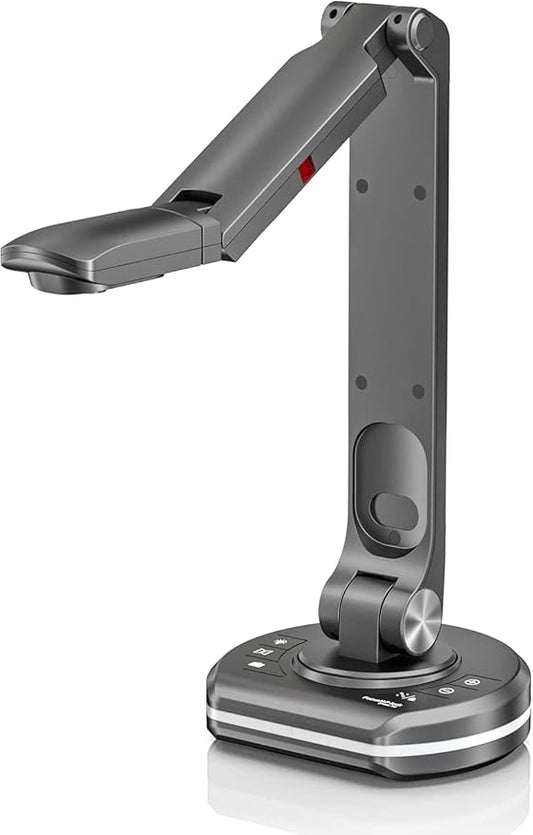 JOYUSING Cámara de documentos 4K, 13MP para profesor, tamaño A3, enfoque automático, luz LED, OCR para Windows, perfecta para aprendizaje a distancia y conferencias web compatible con Windows, MAC Modelo: V20TUS