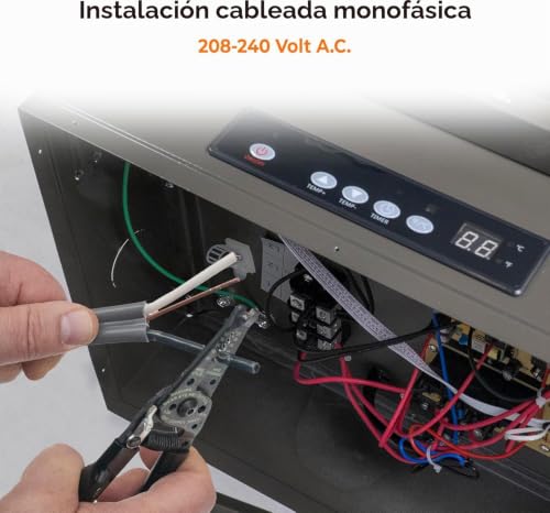Comfort Zone CZ260ER - Calentador digital de montaje en techo con cable