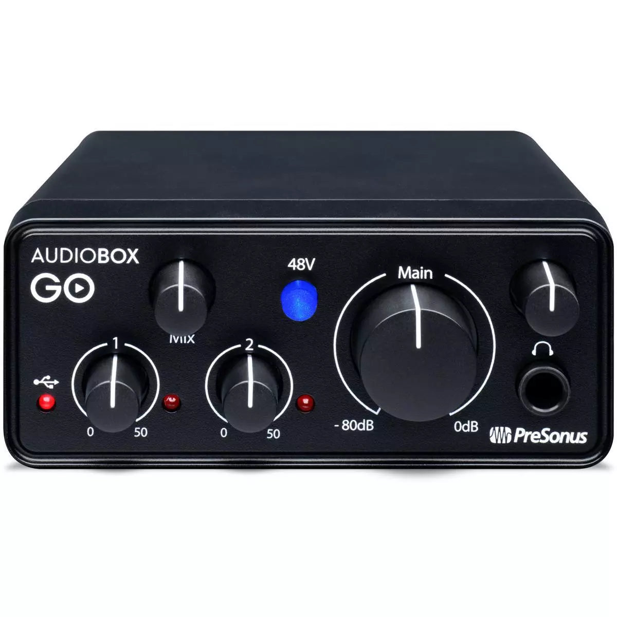 Interfaz de grabación USB PreSonus AudioBox GO 2x2 n.° 2777700106