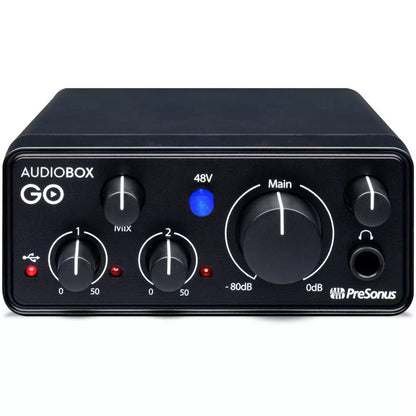 Interfaz de grabación USB PreSonus AudioBox GO 2x2 n.° 2777700106