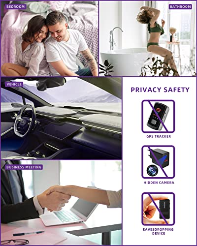 K16 Pro Detectores de cámara oculta, detector de dispositivos ocultos, señal magnética/RF/detector láser IR para cámara oculta/rastreador GPS/dispositivo de escucha, detector de insectos y cámara para hotel, automóvil, oficina, viajes