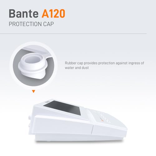 Medidor de pH de laboratorio Bante A120 | Medidor de pH de sobremesa | Precisión de pH ±0.002, calibración de 5 puntos, modo de medición ORP seleccionable, punto final de lectura automática, 1000