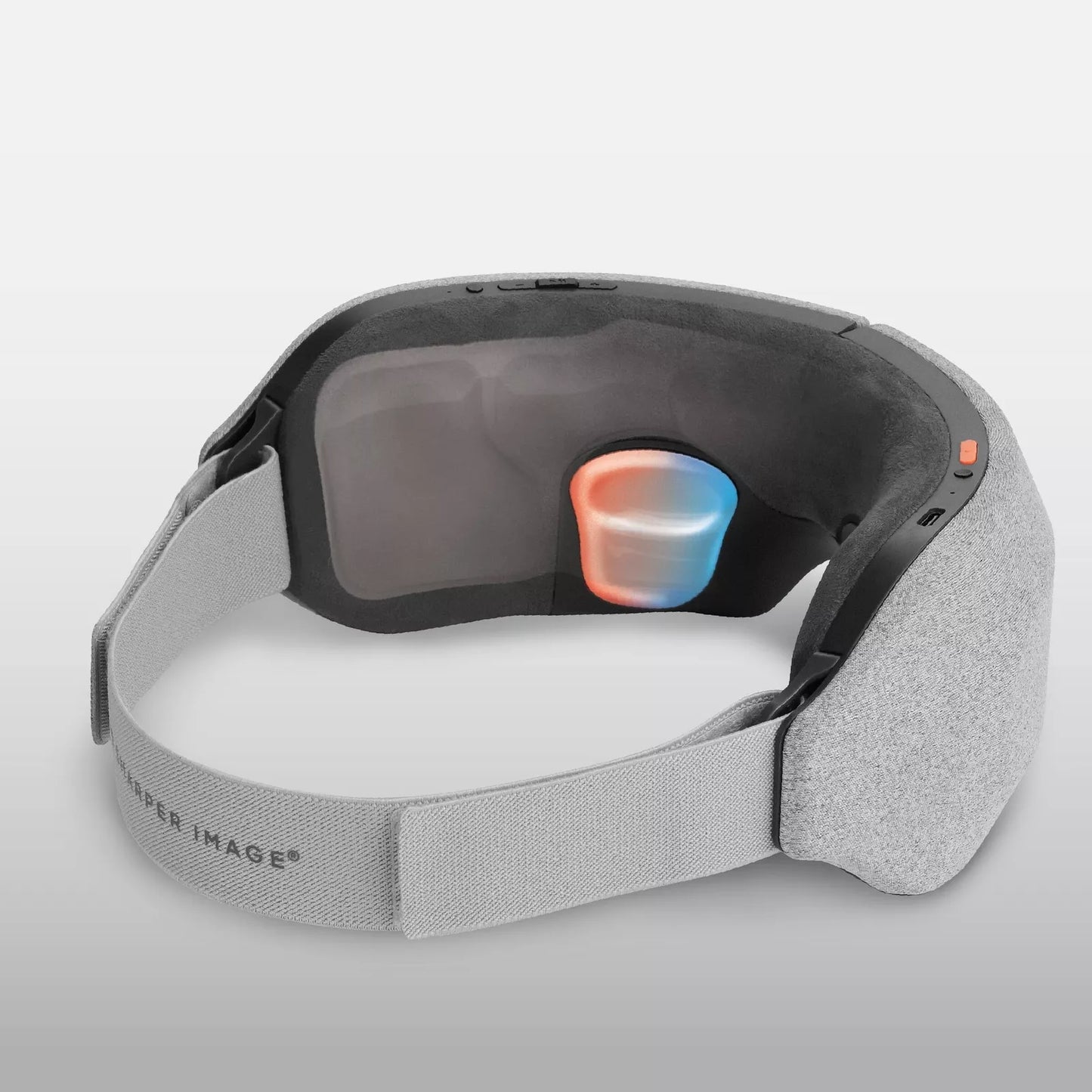 Máscara de ojos Sharper Image RealTouch, masajeador de frío y calor, color gris 1016957