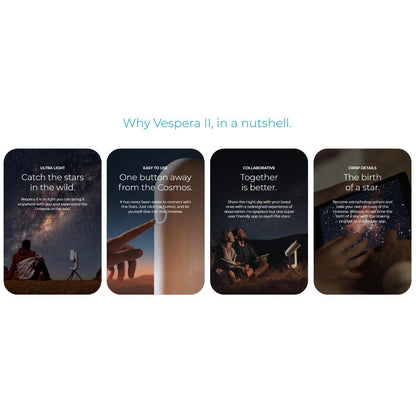 Estación de observación Vaonis Vespera II con trípode ajustable n.° VE50-II K
