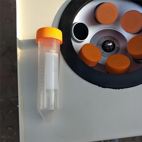 Máquina centrífuga, centrífugas de mesa de laboratorio, equipo centrífugo de laboratorio eléctrico con tubos de centrífuga de 6x50ml, baja velocidad 0-4000RPM 0-60Min Timer 2770xg Fuerza centrífuga