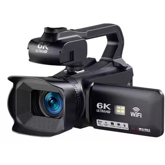 Videocámara Aries CineView 6K Ultra HD - Pantalla abatible de 3", WiFi, zoom 18x -ARCVDCR6K