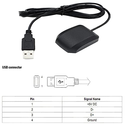 VK-162 G-Mouse USB GPS Dongle Módulo de navegación Antena GPS externa Montaje remoto USB Receptor GPS para Raspberry Pi Soporte Google Earth Window Linux Geekstory