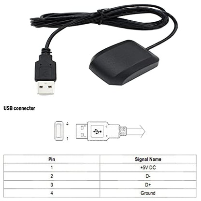 VK-162 G-Mouse USB GPS Dongle Módulo de navegación Antena GPS externa Montaje remoto USB Receptor GPS para Raspberry Pi Soporte Google Earth Window Linux Geekstory
