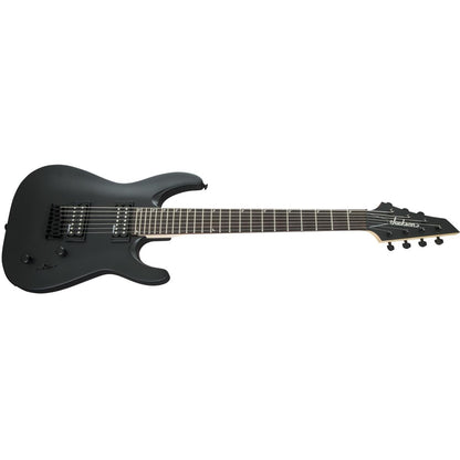 Guitarra eléctrica Jackson JS Dinky Arch Top JS22-7 DKA HT de 7 cuerdas, color negro satinado
