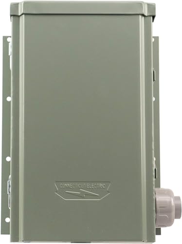 Connecticut Electric EmerGen - Interruptor de transferencia - 50 amperios, 10 circuitos, 12500 vatios, para generador (solo interruptor de transferencia)