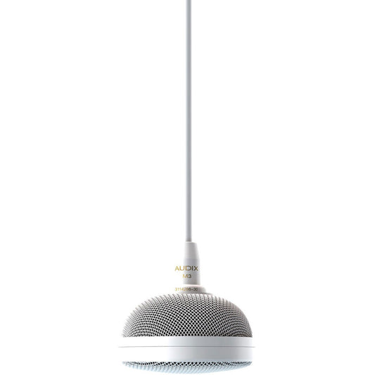 Micrófono hipercardioide de techo colgante de tres elementos Audix M3 - AUM3W