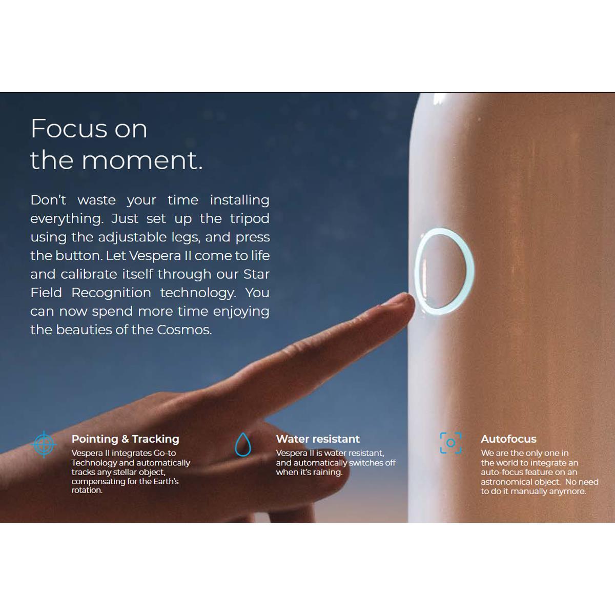 Estación de observación Vaonis Vespera II con trípode ajustable n.° VE50-II K