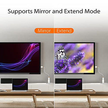 j5create ScreenCast - Transmisor y receptor de pantalla inalámbrico USB-C a HDMI, compatible con 1080p, adecuado para iPhone15, MacBook, iPad Pro, Chromebook, portátiles USB-C y Android (JVAW62)
