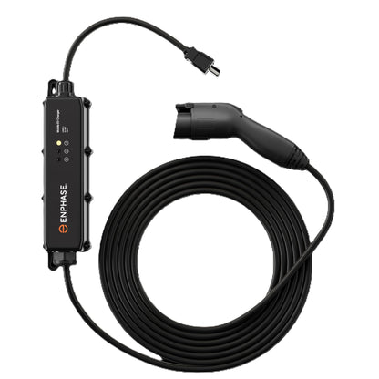 Enphase Cargador móvil EV, 12 A, certificado de seguridad, interior/exterior, cable resistente de 25 pies y conector SAE J1772, 120V, enchufe NEMA 5-15 - EVSE-NA-1012-0130-X000